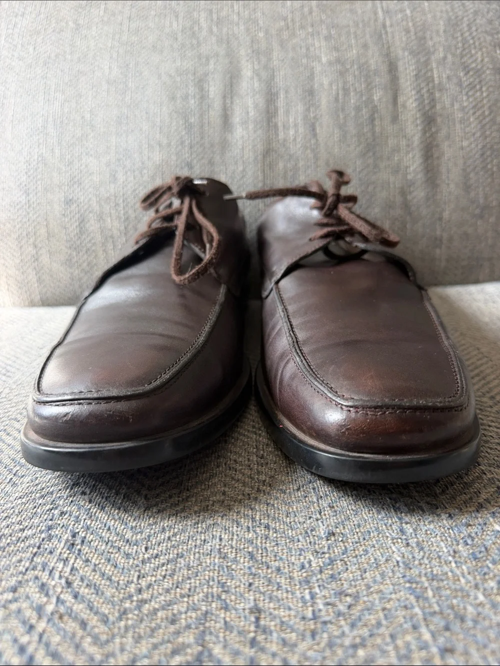 Tod’s Men’s Brown Leather 'Allaciato Quinn' Shoes 10